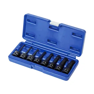 8 Pcs 1/2” Dr. Impact Ribe Bit Socket Set- SGT9086