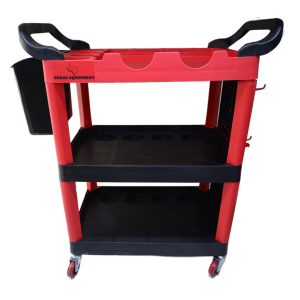TEXAS Car Wash And Detailing Tools Cart Red #YFI