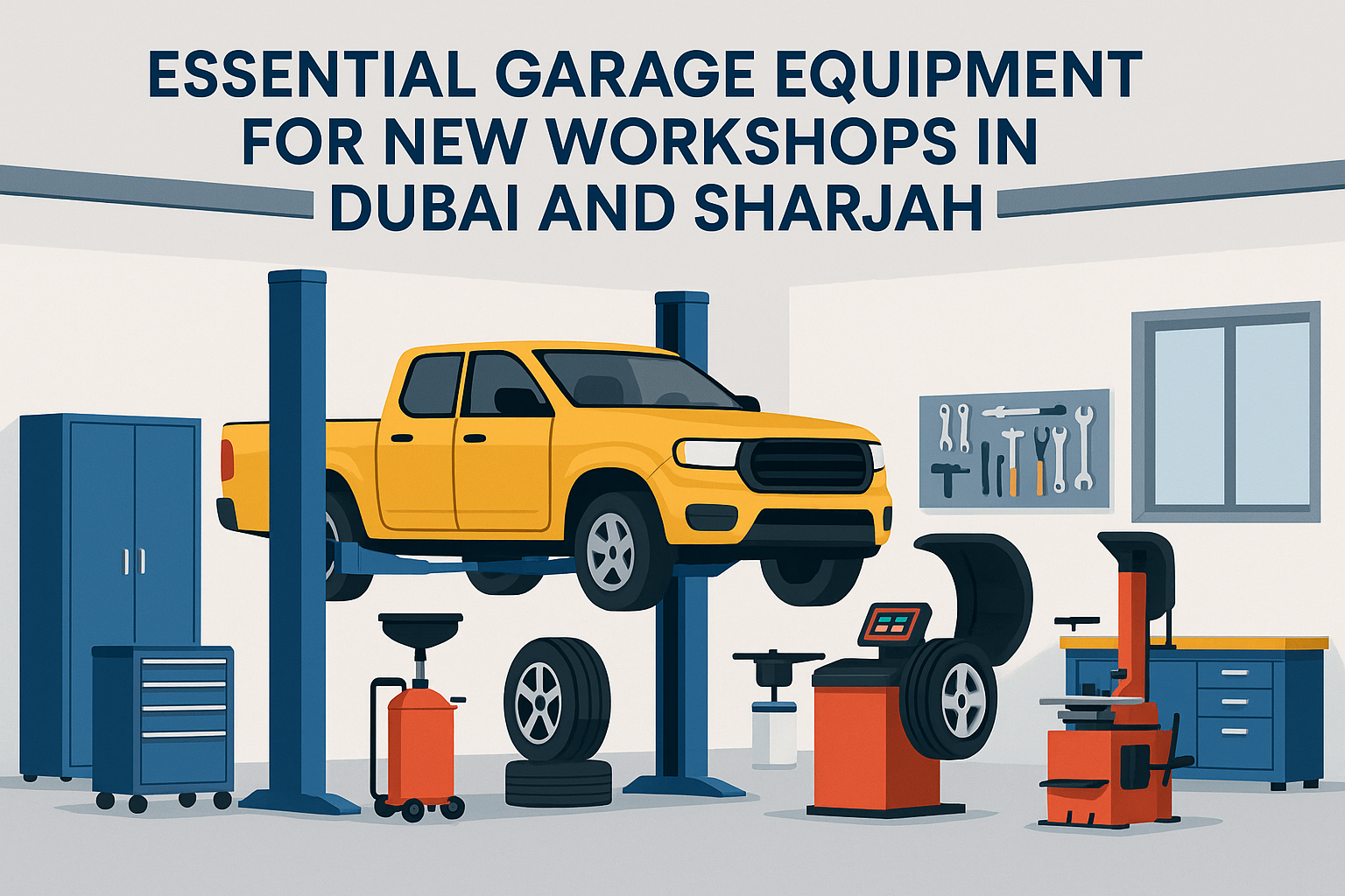 garage equipment Dubai Sharjah