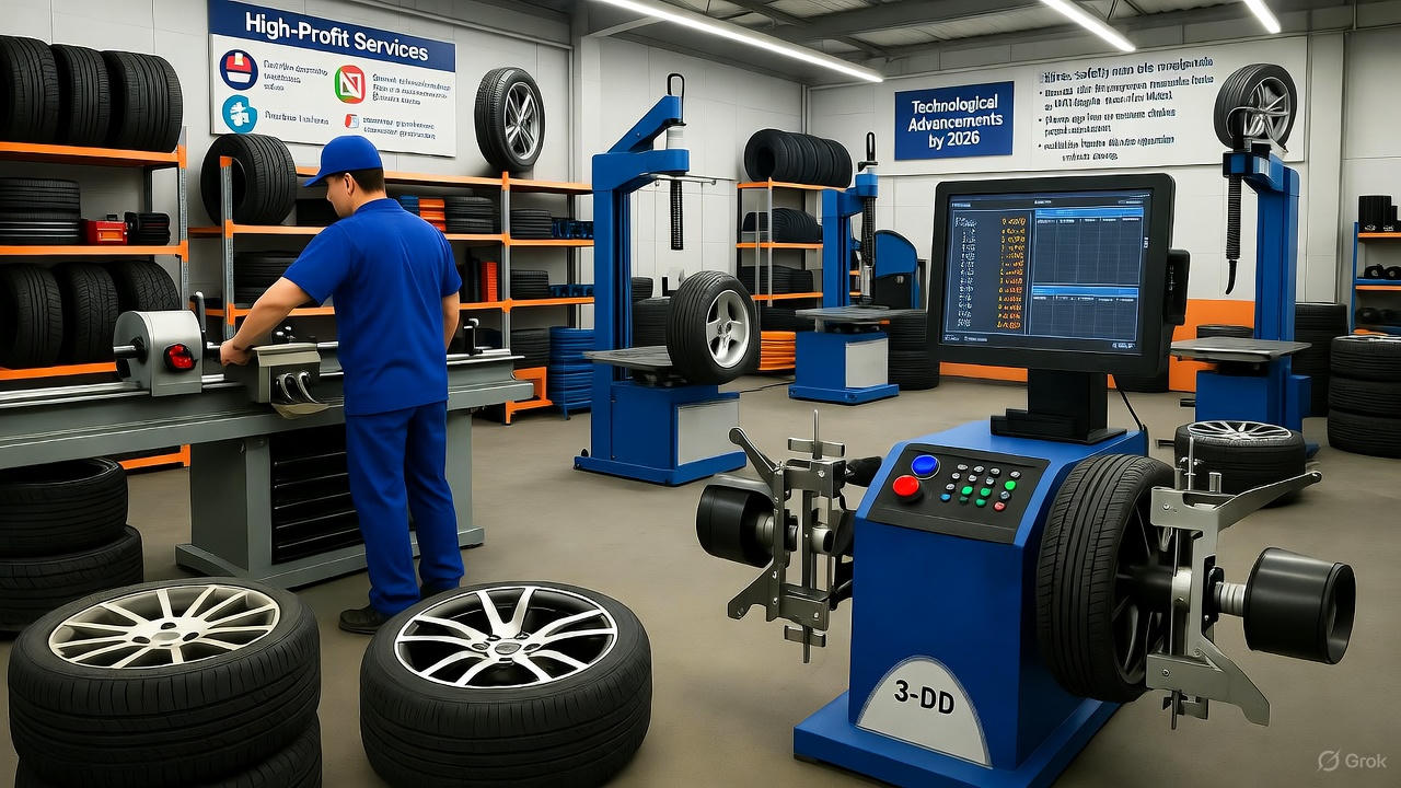 wheel alignment machine UAE